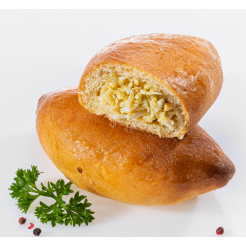 Пирожок сдобный капуста/яйцо 50гр