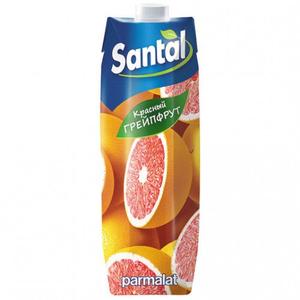 Напиток SANTAL сокосодержащий красный грейпфрут 1л