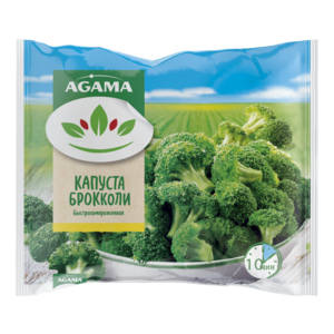 Овощи зам АГАМА брокколи с/м 400г