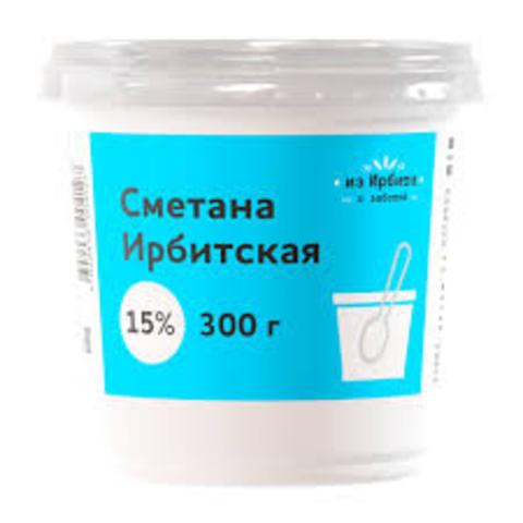 Сметана ИРБИТСКАЯ 15% 300г 