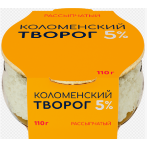 Творог КОЛОМЕНСКИЙ 4% 110г