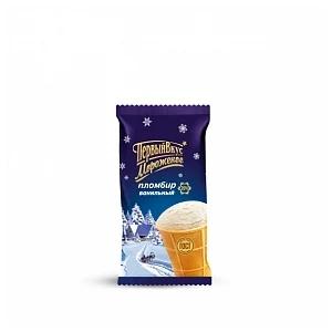 Мороженое ПЕРВЫЙ ВКУС стакан Пломбир 15% 90г шоколад