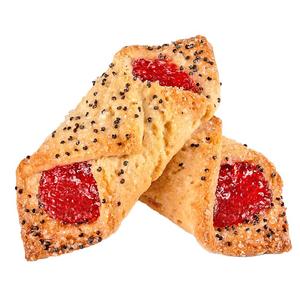 ПЕЧЕНЬЕ УГОЛОЧКИ С МАЛИНОЙ 100г