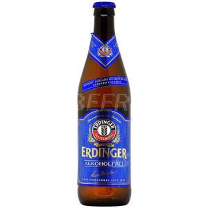 Пиво ЭРДИНГЕР светлое пшеничное безалкогольное 0,5л с/б