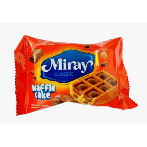 Кекс МИРЭЙ вафельный с шок нач 45г 