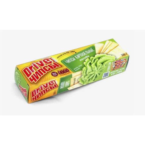 Чипсы ДРАЙВ картофельные 100г вкус васаби