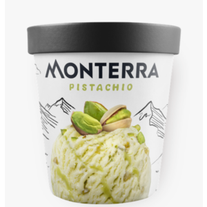 Мороженое MONTERRA Пломбир с фисташками 287г
