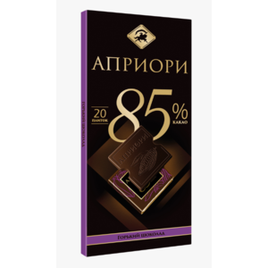 Шоколад АПРИОРИ 100г Горький 85%