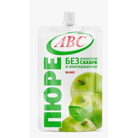 Пюре АВС без сахара 200г яблоко