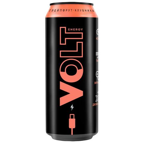 Напиток энергетический  VOLT 0,45 ж/б грейпфрут-клубника