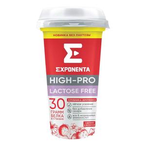 Напиток кислом EXPONENTA HIGH-PRO 250г клубника-земляника безлакт