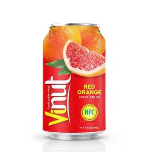 Напиток сокосодержащий VINUT красный апельсин 0,33л ж/б
