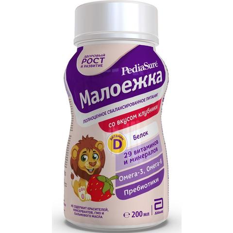 МАЛОЕЖКА Педиа Шур со вкусом клубники 0,2л