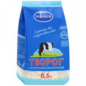 Творог ЭКОМИЛК 0,5% 350г