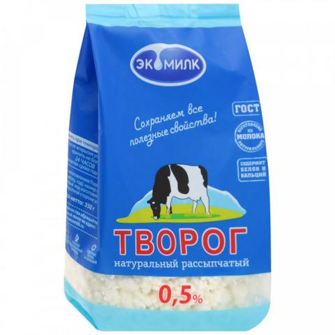 Творог ЭКОМИЛК 0,5% 350г