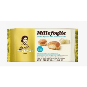 Пирожные ВИЧЕНЦИ слоеные 100г с шок кремом