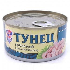 Конс Тунец 5 МОРЕЙ рубл в с/с 185г ж/б