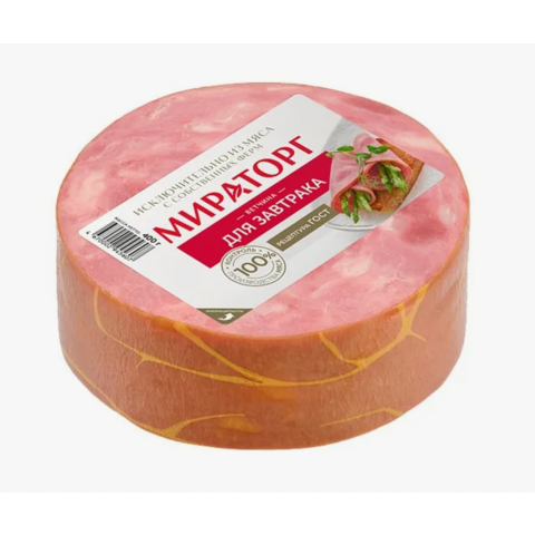 Ветчина МИРАТОРГ для завтрака 350г