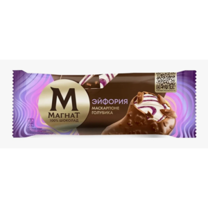 Мороженое ИНМАРКО Магнат эскимо 70г Маскарпоне-голубика