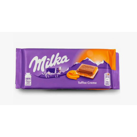 Шоколад МИЛКА Тоффи крем 100г