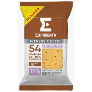 Сыр EXPONENTA 180г Фитнес Чиз с кунжутом и льном 35%