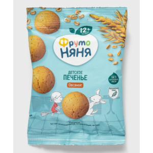 Печенье ФРУТОНЯНЯ овсяное 50г 