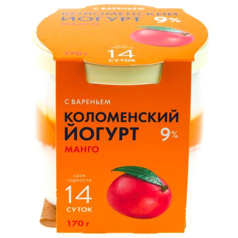 Йогурт КОЛОМЕНСКИЙ 5,0% 170г Манго ст/б