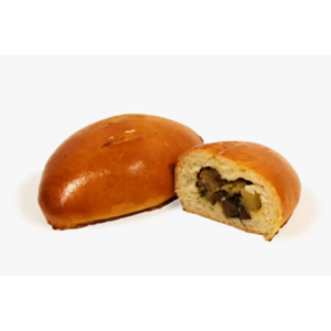 Пирожок сдобный грибы/лук 50гр 