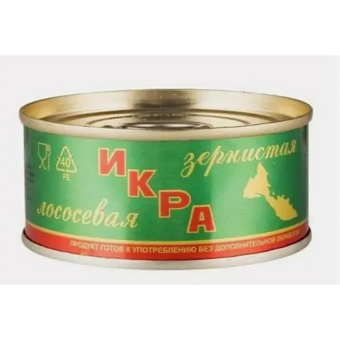 Икра лососевая РЫБНЫЙ МИР 95г ж/б 