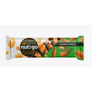 Батончик NUT&GO миндальный с арахисовой пастой 36гр