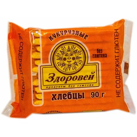 Хлебцы ЗДОРОВЕЙ 90г кукурузные