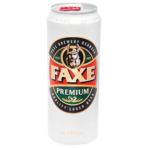 Пиво ФАКС Премиум  светлое фильтр  0,45л ж/б 4,9%