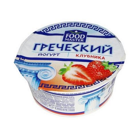 Йогурт ЛАКТИКА Греческий 1,7% 130г клубника