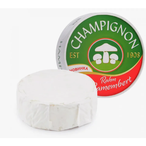 Сыр CHAMPIGNON Камамбер 125г с белой плесенью