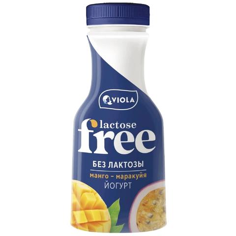Йогурт пит ВИОЛА белый манго-маракуйя 1,1% 270г без лактозый