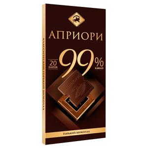 Шоколад АПРИОРИ 100г Горький 99% какао