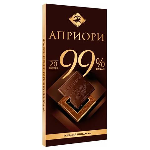 Шоколад АПРИОРИ 100г Горький 99% какао