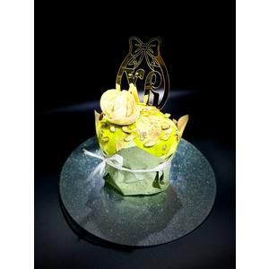 Кулич фисташковый с Дубайским шоколадом 1шт