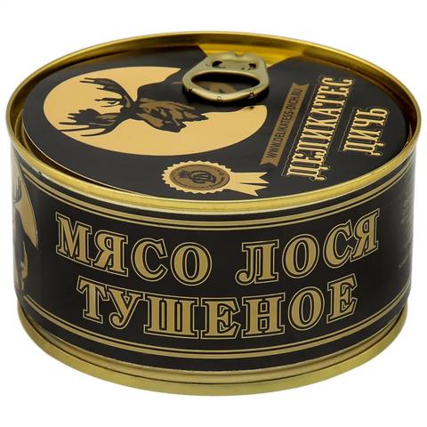 Конс Мясо Лося ДЕЛИКАТЕС ДИЧЬ туш 325г ж/б
