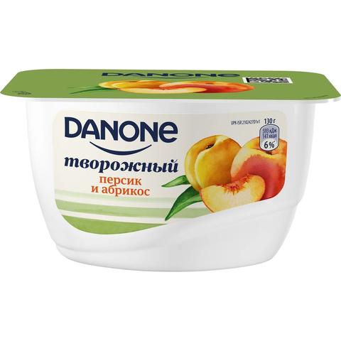 Продукт твор ПРОСТОКВАШИНО Персик-абрикос 3,6% 130г