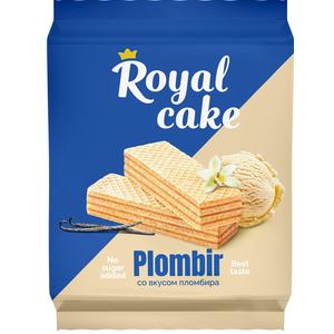 Вафли ROYAL CAKE 120г на сорбите пломбир