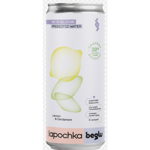 Напиток ЛАПОЧКА 0,33л лимон-кардамон