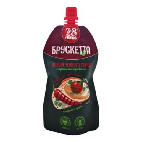 Брускетта 28SEEDS из печеного перца с пряными травами 150г д/п