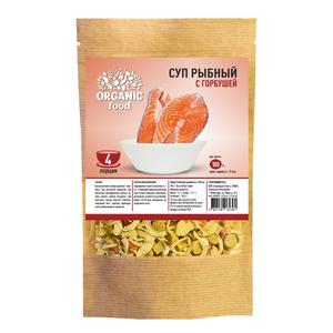 Суп ORGANIC FOOD рыбный с горбушей 100г