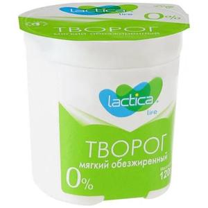 Творог мягкий ЛАКТИКА 0% 120г