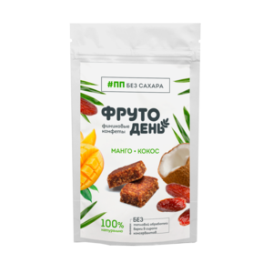 Конфеты ФРУТОДЕНЬ 150г манго-кокос