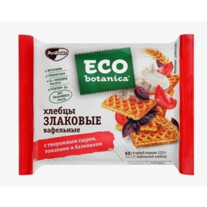 Хлебцы вафельные НЕО Ботаника Злаковые с твор сыром-томатами-базиликом 75г
