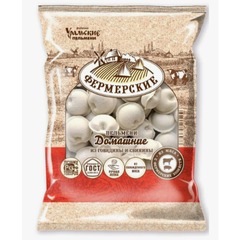 Пельмени УРАЛЬСКИЕ ПЕЛЬМЕНИ домашние 700г