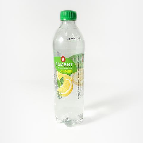 Мин вода АРИАНТ 0,5л Лимон газ пл/б