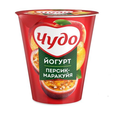 Йогурт ЧУДО 2% стакан Персик-маракуйя 290г